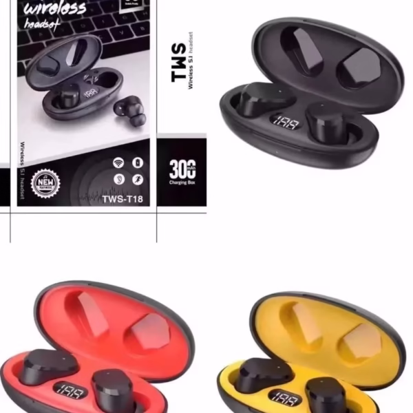 T18 TWS Wireless Bluetooth Earphones 2025